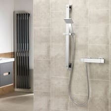 Image of Aqualisa AQ Collection Cool Touch Square Bar Shower Include Fixing Kit  AQSQBAR1