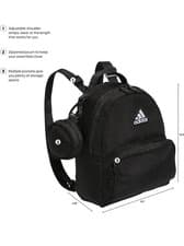 Image of adidas Mini Backpack for Women – Small Bag for Travel, Gym, Festival & More