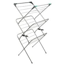 Image of Addis 3 Tier 16 m Clothes Airer - Silver - Free Tracked Royal Mail Delivery