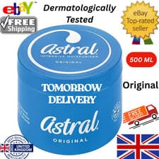 Image of Astral Original Face & Body Intensive Moisturiser Cream - 500ml Fast Delivery UK