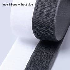 Image of 20-50mm Hook and Loop Tape Stick On (Self-Adhesive)/Sew On Hook & Loop Tape