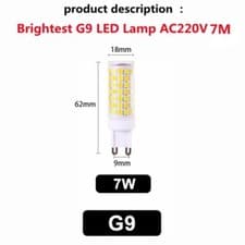 Image of G9 LED Bulb Warm and Cold White 3W 5W 7W G9 Long Life High Energy Saving A Bulbs