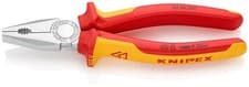 Image of Knipex 03 06 200 VDE Insulated Combination Pliers Chrome Plated 200mm
