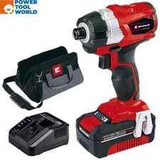 Image of Einhell TE-CI 18 Li BL Kit 18v Power X-Change Brushless Impact Driver Inc 1x ...