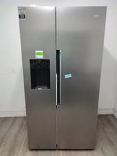 Image of Beko ASP352VPX Fridge Freezer American Style Brushed Steel [ID2111091775]