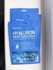 Image of Some By Mi Hyaluron Moisturising Glow Luminous Ampoule Face Mask X 3 Korean