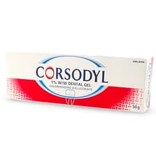 Image of Corsodyl Dental Gel - Treatment for Gingivitis and Gum Problems - 50g