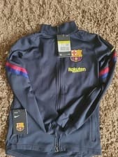 Image of FCB Barcelona Youths' Football Top Navy Blue BNWT