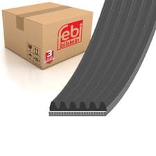 Image of 6 Ribbed Auxiliary V Belt Aux Multi 2403mm 6PK2403 Fits Mercedes Febi 29022
