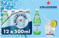Image of San Pellegrino Sparkling Natural Mineral Water 500ml Bottles (Pack of 12/36)