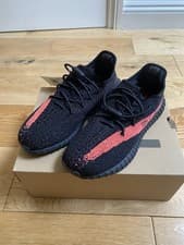 Image of Yeezy Boost 350 V2 ‘Core Black Red’ (Kids) Size UK 2.5 /US 3- HP6591