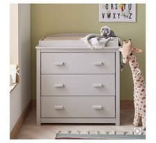 Image of New in box - Babymore Eva 2 Piece Nursery Furniture Set