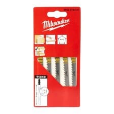 Image of 5 x Milwaukee T101D Jigsaw blades softwood & plywood fast cutting 4932274351