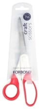 Image of Korbond Embroidery Craft Scissors 7 Inch Comfort Grip Stainless Steel
