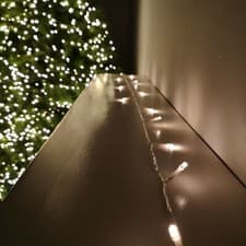 Image of Premier Christmas Outdoor Multi Function Battery Lights with Timer & Clear Cable