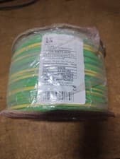 Image of Single Core Conduit Cable Wire 6491B 2.5mm 100M Green Yellow. New. Sealed.
