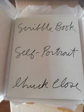 Image of Chuck Close "Scribble Book Self Portrait" 3 Volumes Hardback/Paperback 2013 NEW