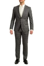 Image of Hugo Boss Men's "Huge6/Genuis5" Slim Fit Silk Wool Two Button Suit US 38R IT 48R