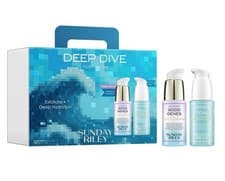Image of SUNDAY RILEY P.M. Weekend Getaway- Evening Routine Gift Set New-Worth £140