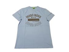 Image of Hugo Boss mens blue t-shirt crew neck cotton golf pro gym sports Small Medium