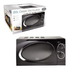 Image of Quest 35860 20 Litre Classic Microwave / 700W Power / 30 Minute Manual Dial