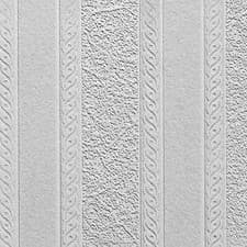 Image of Anaglypta White Blown Vinyl Embossed Textured Paintable Wallpaper 50+ Designs