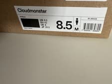 Image of ON Cloud Running Cloudmonster All Black Trainers