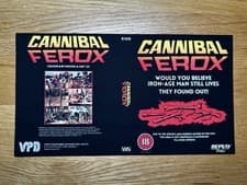Image of Cannibal Ferox Custom Sleeve Blu Ray 4k UHD