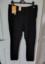 Image of Regatta Womens Pentre Stretch Walking Trousers Black size 18r