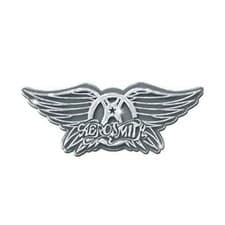 Image of Aerosmith badge Wings Band Logo new Official Metal Lapel Pin One Size