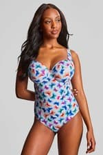 Image of Panache SW1720B Paloma Balcony Swimsuit Flutter Print
