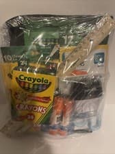 Image of Back To School Supply Bundle: crayons, markers, pencils, scissors, glue