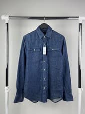 Image of G-STAR RAW 3301 Slim Shirt Men's Rinsed(Blue) Denim Size S