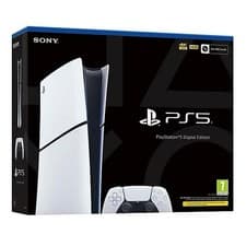 Image of Sony PlayStation 5 Slim Digital Edition 1TB White Console New Sealed