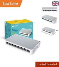Image of Tp-Link TL-SF1008D: 8-Port Ethernet Switch, Seamless Connectivity Solution