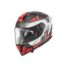 Image of Premier Hyper Carbon TK 92 Full Face Motorcycle Helmet Red / White / Grey
