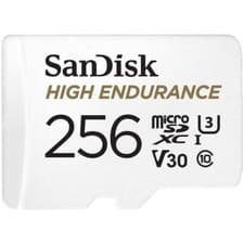 Image of SanDisk High Endurance 100MBs Micro SDXC Card with Adapter 256GB SDSQQNR-256G