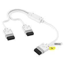 Image of Corsair CL-9011132-WW Y Cable 600 mm White For iCue Link system