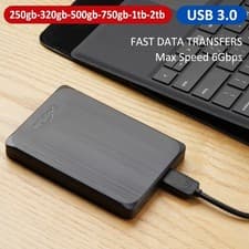 Image of 1TB 4TB 6TB Desktop HDD Portable External Hard Drive USB3.0 FOR MAC XBOX ONE PS4