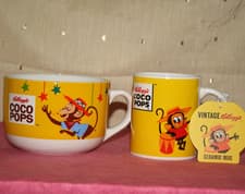 Image of NEW COCO POPS MUG & COCO POPS LARGE MUG / BOWL, KELLOGGS VINTAGE RANGE, UNUSED