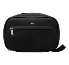 Image of BOSS Hand Pouch Men Ray Travel Washbag 50548020 Black Color