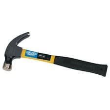 Image of Draper 1x 560G (20oz) Fibreglass Shafted Claw Hammer Professional Tool 63347