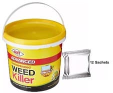Image of 12x Doff Advanced Glyphosate WeedKiller Sachets Concentrate Weed & Root Killer