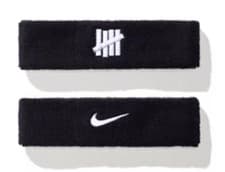 Image of New UNDEFEATED X NIKE KOBE Black Swoosh Headband - NBA NSW ACG JORDAN UNDFTD