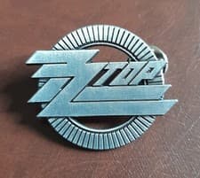 Image of ZZ Top Metal Pin Badge Brooch Rock Band Music Give Me All Your Loving La Grange