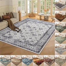 Image of Living Room Rug Large Area Rugs Non Slip Kitchen Floor Carpet Indoor Runner Mat