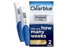 Image of Clearblue Digital Pregnancy Test Stick 2 Pack with Weeks Indicator