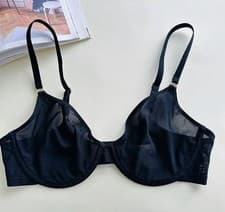 Image of Fantasie Impression Bra Black Lace, Size 36DD, Underwired Balcony