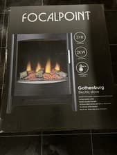 Image of Focal Point Gothenburg Electric Stove - Black