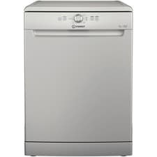 Image of Indesit Fast&Clean Freestanding Dishwasher 14 Place Silver D2FHK26SUK